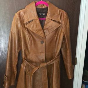 Leather coat